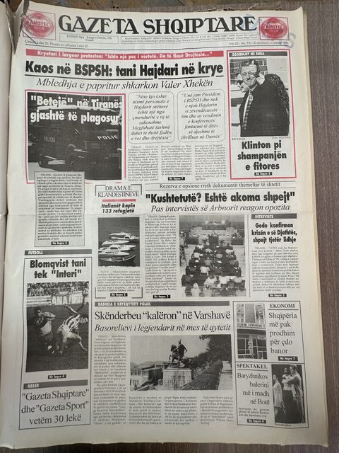 Gazeta Shqiptare 1996-11-06